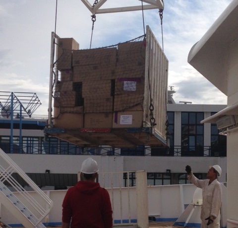 Loading freight